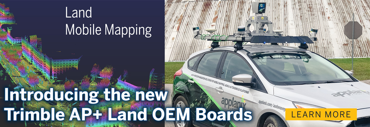 New Trimble AP+ Land OEM boards for Mobile Mapping