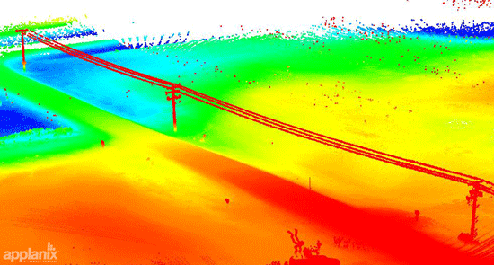 Processed - LiDAR Scan of Power Lines